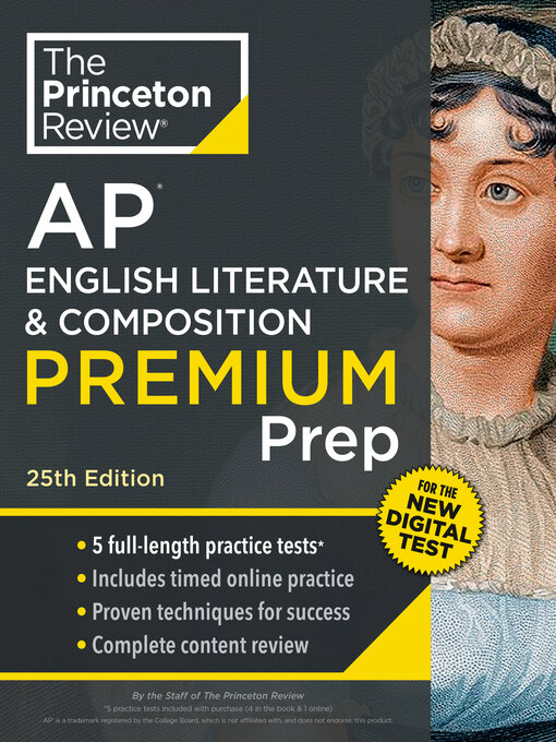 Title details for Princeton Review AP English Literature & Composition Premium Prep, 2 by The Princeton Review - Available